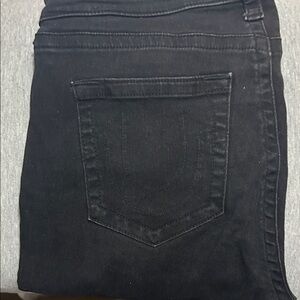 Jenni Women's Dark Black Skinny Jeans